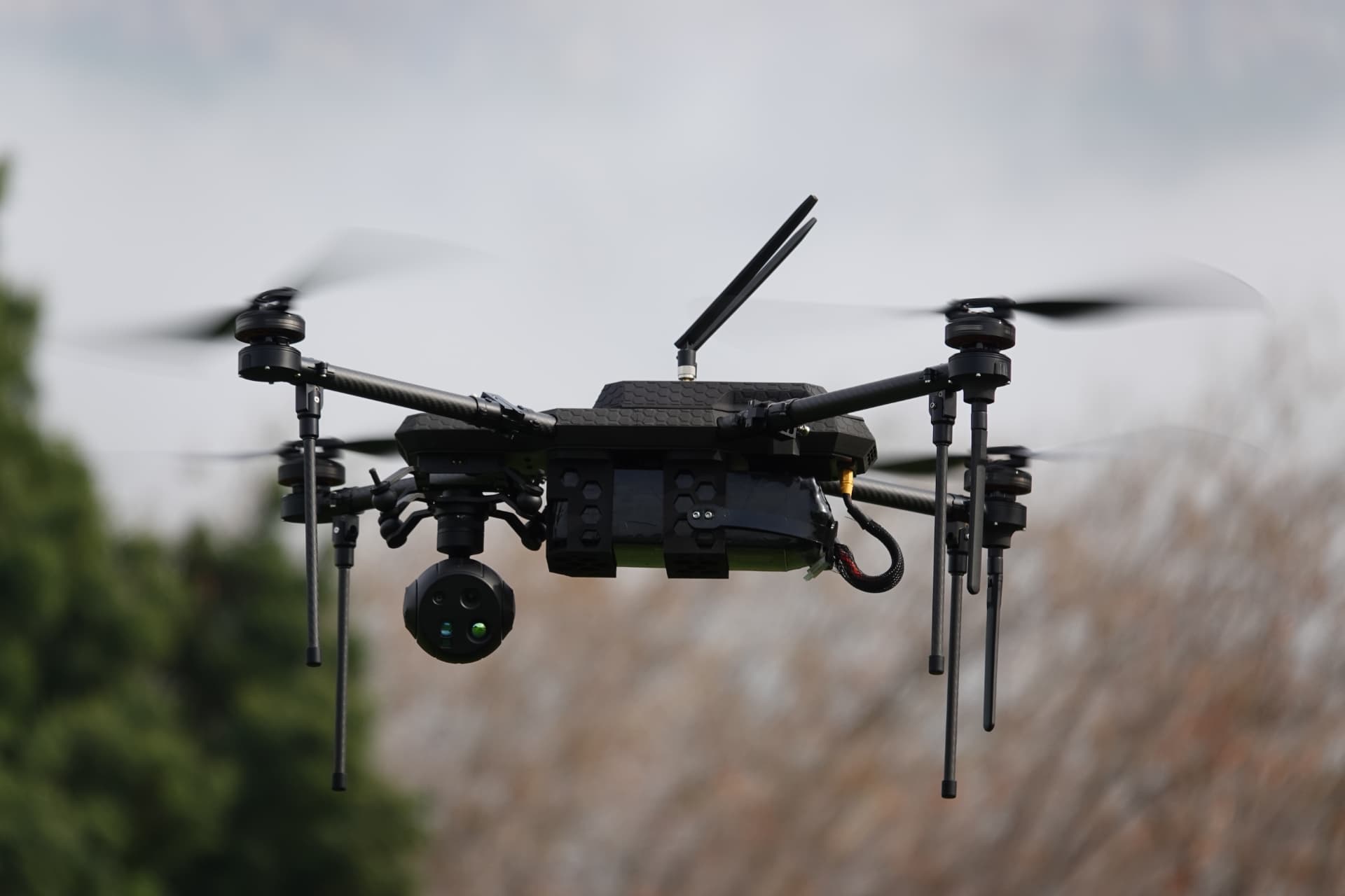 RECCE modular UAV with mission payload bay fitted for ISR operations RECCE modular UAV with mission payload bay fitted for ISR operations